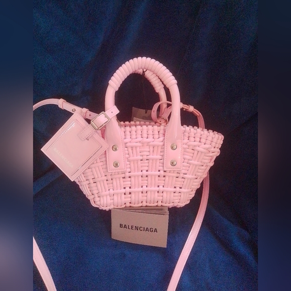 Balenciaga Bistro XXS Woven Basket Bag with strap - Candy - Picture 2 of 5